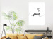 Canvas Print Black English It's so good sign - minimalistic on a white background 125789 additionalThumb 3