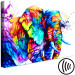 Canvas Print Friendly Elephant (1 Part) Wide 127089 additionalThumb 6
