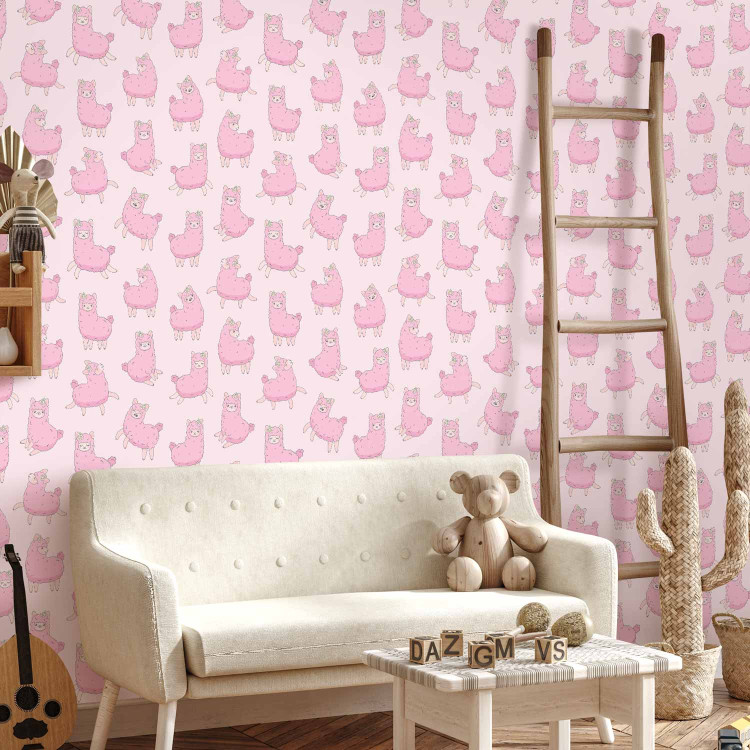 Modern Wallpaper Soft Llamas 127189 additionalImage 10