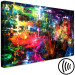 Canvas New Year's Madness (1-part) wide - colorful abstraction 127289 additionalThumb 6