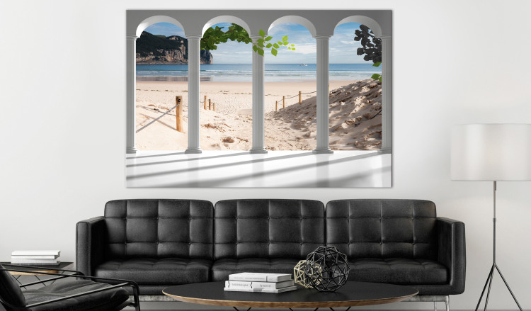 Large canvas print Columns and Beach [Large Format] 128889 additionalImage 6