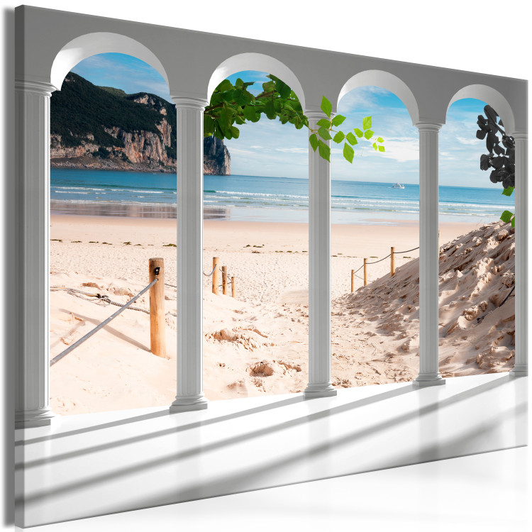 Large canvas print Columns and Beach [Large Format] 128889 additionalImage 3