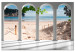 Large canvas print Columns and Beach [Large Format] 128889