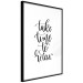 Wall Poster Take Time to Relax - black English text on white background 129589 additionalThumb 6