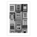 Poster Patterned Windows - black and white window photography in an abstract style 129789 additionalThumb 19