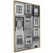 Poster Patterned Windows - black and white window photography in an abstract style 129789 additionalThumb 12