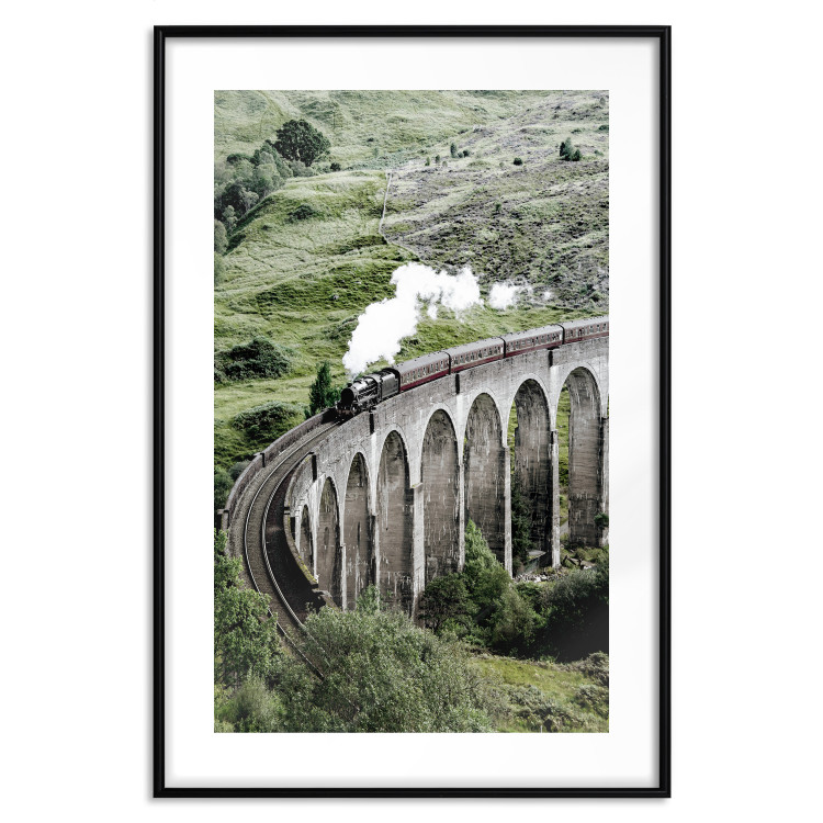 Poster Journey Through Time - landscape of a large viaduct with a train passing through 130289 additionalImage 15