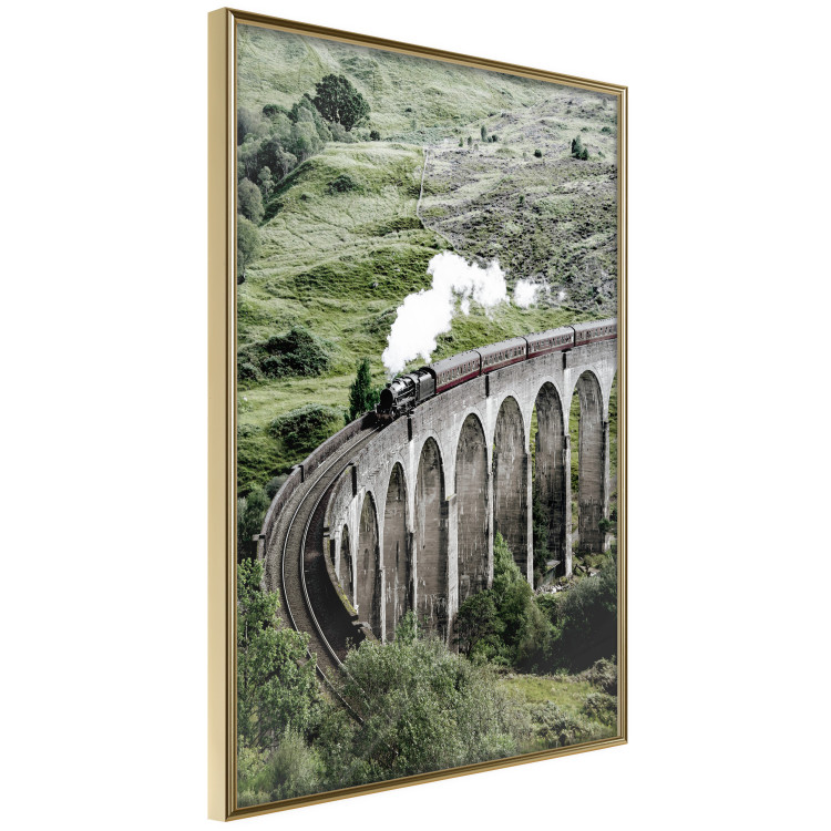 Poster Journey Through Time - landscape of a large viaduct with a train passing through 130289 additionalImage 12