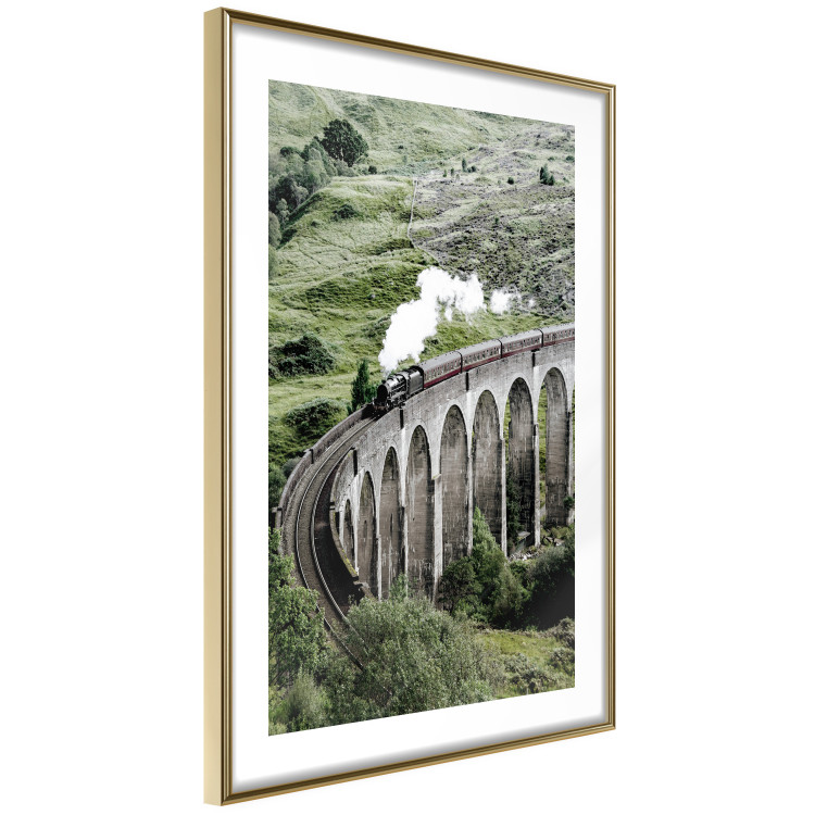 Poster Journey Through Time - landscape of a large viaduct with a train passing through 130289 additionalImage 7