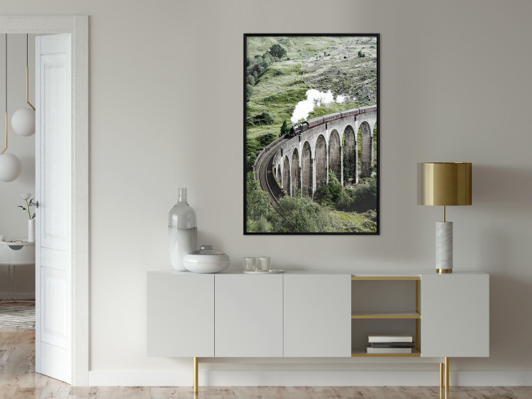 Poster Journey Through Time - landscape of a large viaduct with a train passing through 130289 additionalImage 4