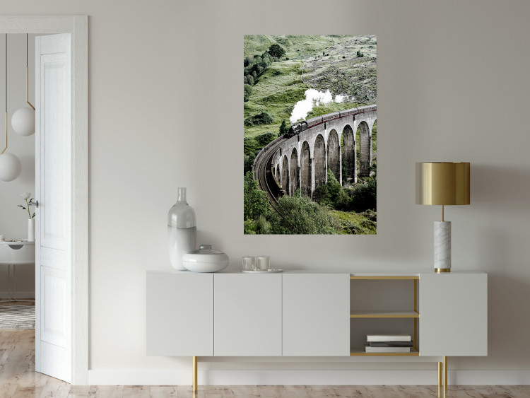Poster Journey Through Time - landscape of a large viaduct with a train passing through 130289 additionalImage 4