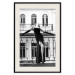 Wall Poster Dance in Paris - black and white photograph of a woman against architectural backdrop 132289 additionalThumb 19