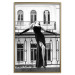 Wall Poster Dance in Paris - black and white photograph of a woman against architectural backdrop 132289 additionalThumb 17