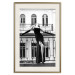 Wall Poster Dance in Paris - black and white photograph of a woman against architectural backdrop 132289 additionalThumb 20