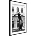 Wall Poster Dance in Paris - black and white photograph of a woman against architectural backdrop 132289 additionalThumb 8