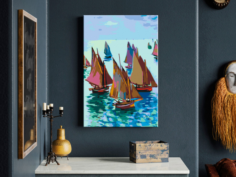 Paint by number Claude Monet: Fishing Boats 134689 additionalImage 2