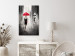 Canvas Print Rainy Encounter (1-piece) Vertical - landscape of a couple with umbrella 135089 additionalThumb 3