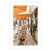 Poster Summer Morning - restaurant tables and street in an Italian town 135889 additionalThumb 13