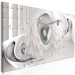Canvas Print Melancholy (1-piece) Narrow - abstraction with gray spheres 138389 additionalThumb 2