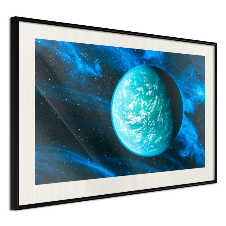 Wall Poster Blue Planet - Visualization of the Cosmos in Dark Tones 146389 additionalImage 9