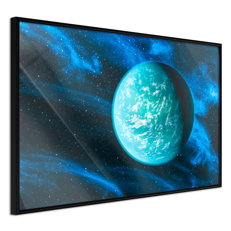 Wall Poster Blue Planet - Visualization of the Cosmos in Dark Tones 146389 additionalImage 4