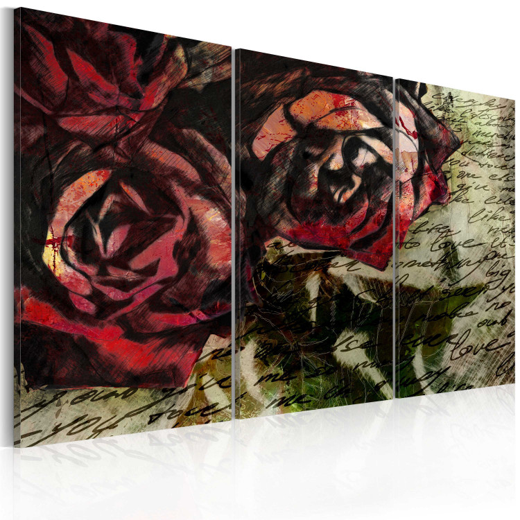 Canvas Love letter - triptych 55889 additionalImage 2