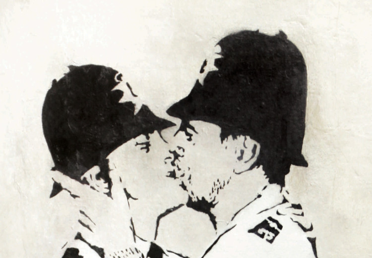 Canvas Art Print Kissing Coppers by Banksy 72589 additionalImage 5