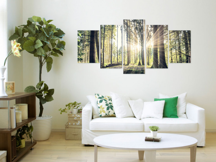 Canvas Print Forest Temple 88989 additionalImage 3