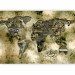 Photo Wallpaper World map - outline of the continents with vintage-style iridescent effect 97089 additionalThumb 1