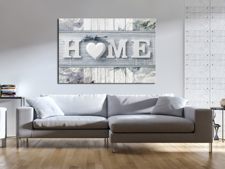 Canvas Art Print Home: Winter House 98189 additionalImage 3