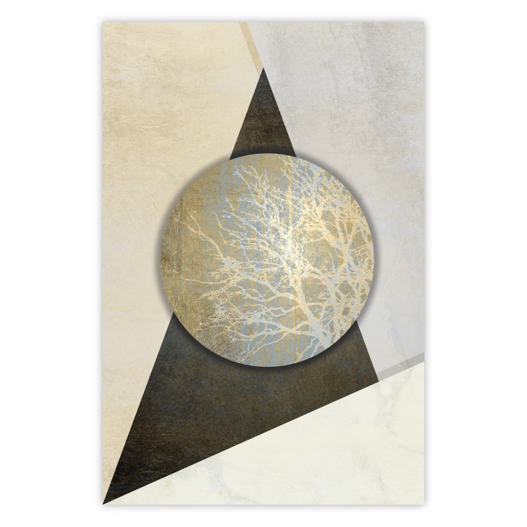 Poster Geometric Simplicity - geometric abstraction with triangles and circles 114299