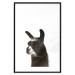 Poster Llama - composition for children with a black and white furry animal 114399 additionalThumb 15