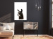 Poster Llama - composition for children with a black and white furry animal 114399 additionalThumb 4