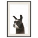 Poster Llama - composition for children with a black and white furry animal 114399 additionalThumb 18