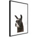 Poster Llama - composition for children with a black and white furry animal 114399 additionalThumb 11