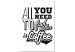 Canvas Print All You Need to Feel Better Is Coffee (1 Part) Vertical 114699