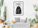 Wall Poster There's Nothing to Eat? - black and white composition with animal motif 114799 additionalThumb 10