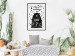 Wall Poster There's Nothing to Eat? - black and white composition with animal motif 114799 additionalThumb 22