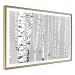 Wall Poster Birches - composition with black and white trees on a grey background 115099 additionalThumb 12