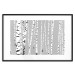 Wall Poster Birches - composition with black and white trees on a grey background 115099 additionalThumb 17