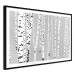 Wall Poster Birches - composition with black and white trees on a grey background 115099 additionalThumb 10