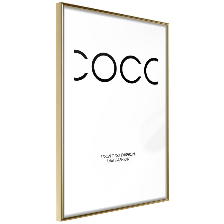 Poster Coco - minimalist black and white composition with English texts 116799 additionalImage 8