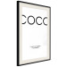 Poster Coco - minimalist black and white composition with English texts 116799 additionalThumb 3
