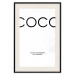 Poster Coco - minimalist black and white composition with English texts 116799 additionalThumb 18