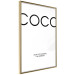Poster Coco - minimalist black and white composition with English texts 116799 additionalThumb 12