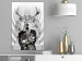 Canvas Art Print Animal Majesty (1-part) - Imaginary Deer Figure in White 117199 additionalThumb 3