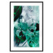 Wall Poster Enchanted Lilies - green-filled abstraction into shiny flowers 117899 additionalThumb 15