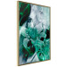Wall Poster Enchanted Lilies - green-filled abstraction into shiny flowers 117899 additionalThumb 12