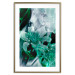 Wall Poster Enchanted Lilies - green-filled abstraction into shiny flowers 117899 additionalThumb 14