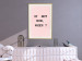 Poster If Not Now, When? - black English text on a pink background 123199 additionalThumb 23